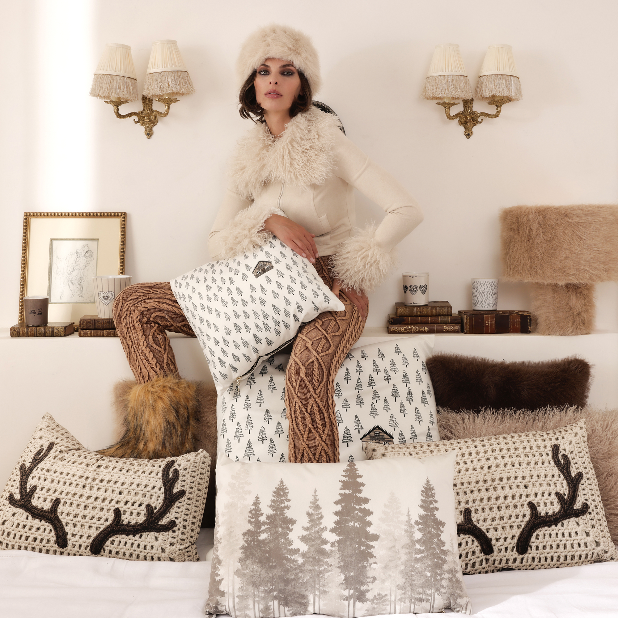 Coussin Velours Grossglockner