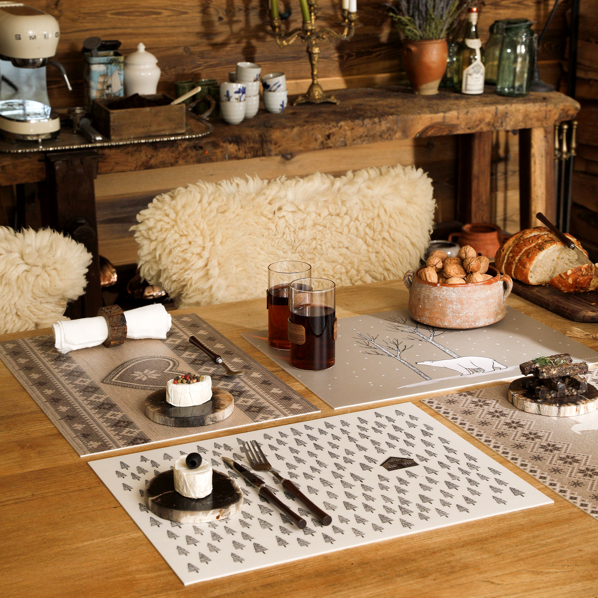 Set de table vinyle Weisskugel