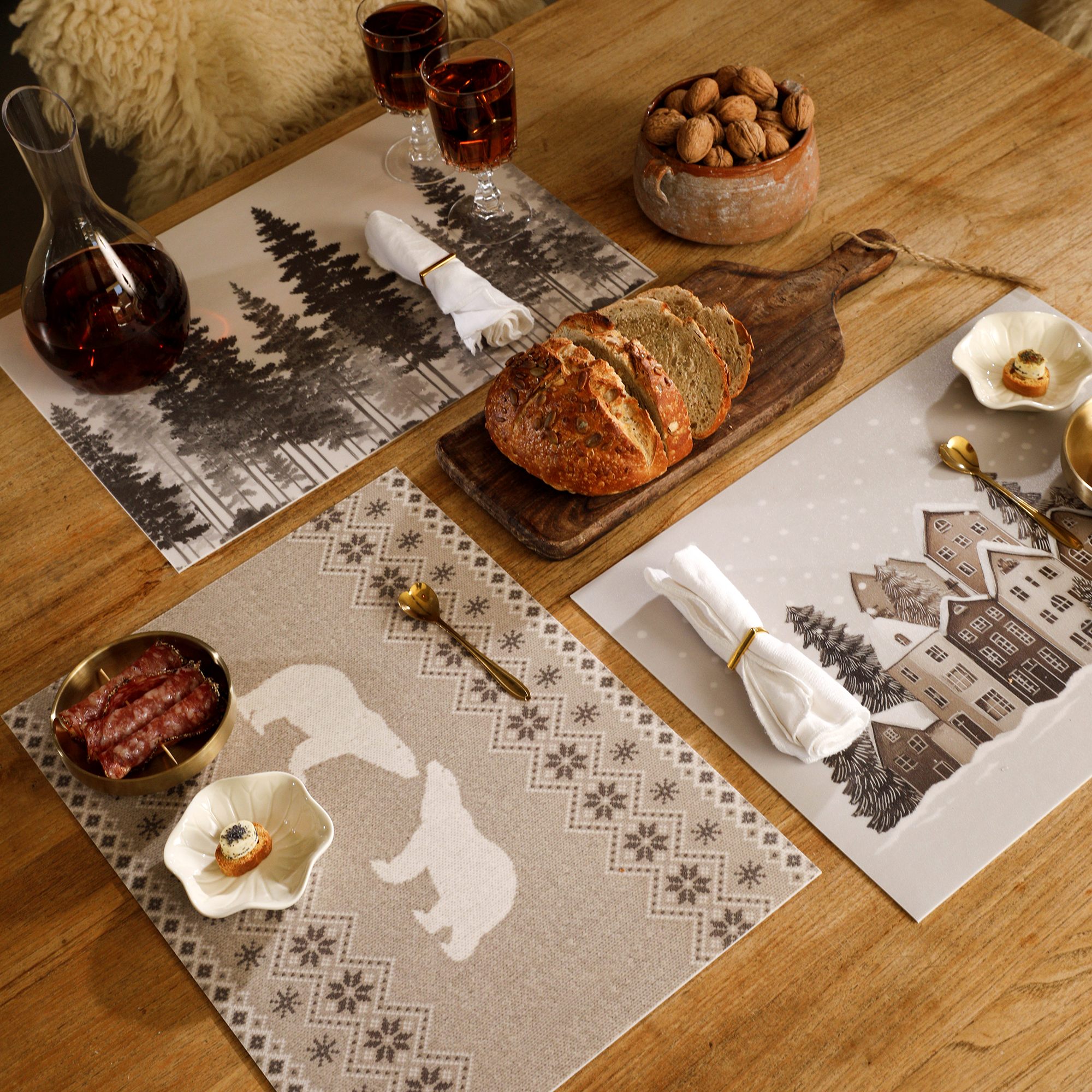 Set de table vinyle Similaun
