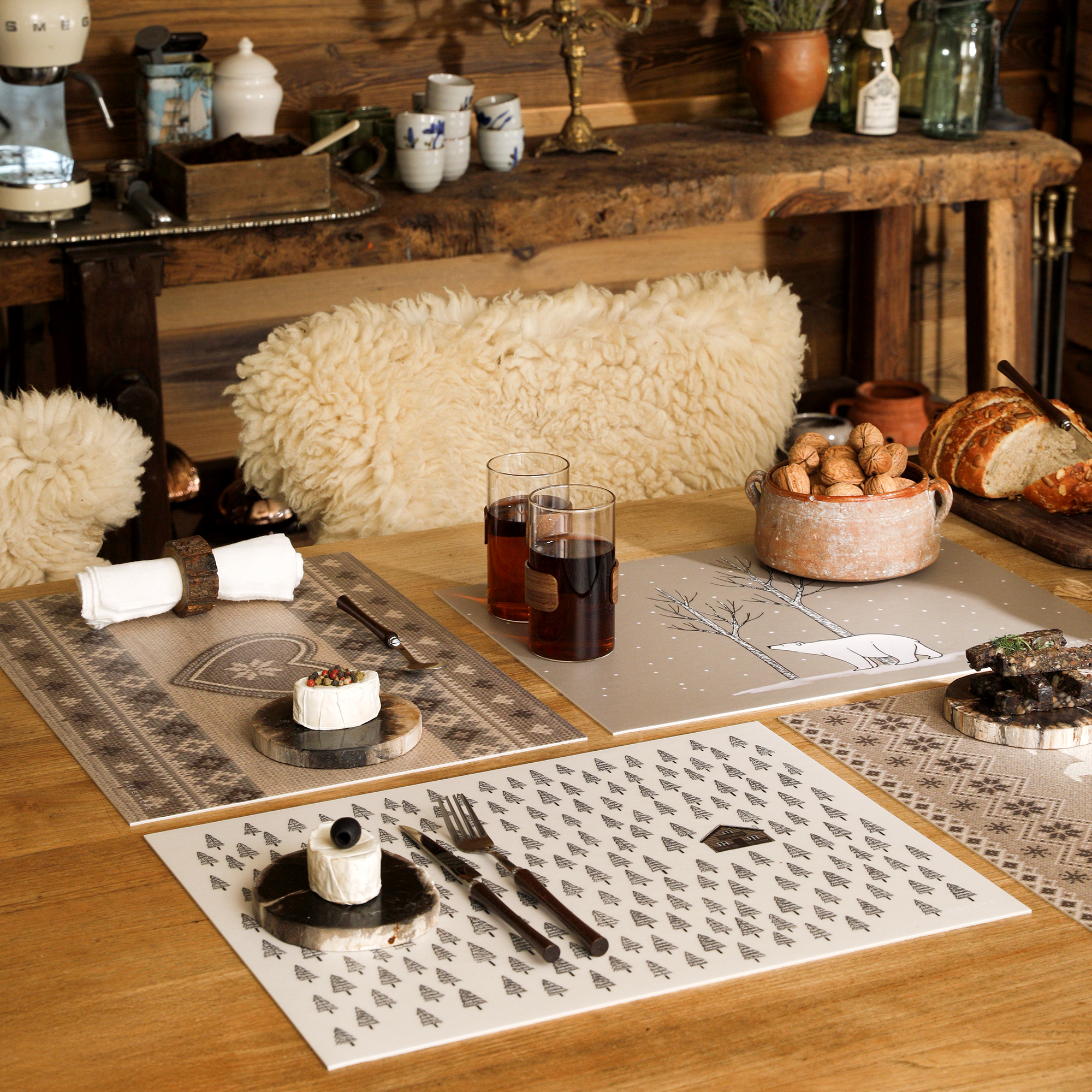 Set de table vinyle Similaun