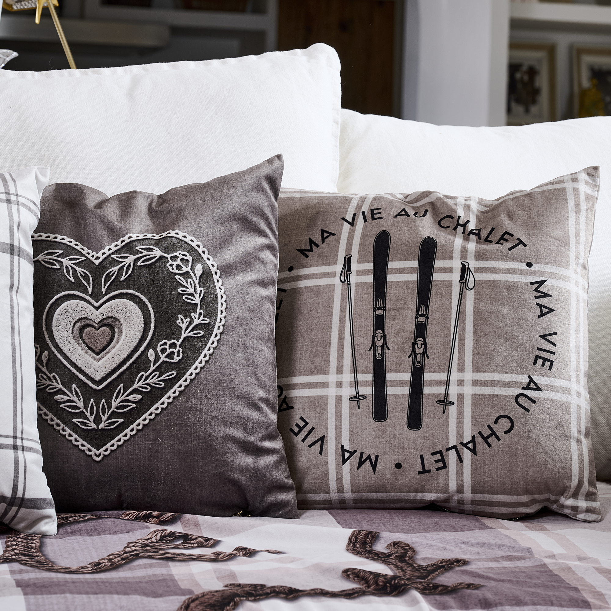 Coussin Velours Ramolkogel