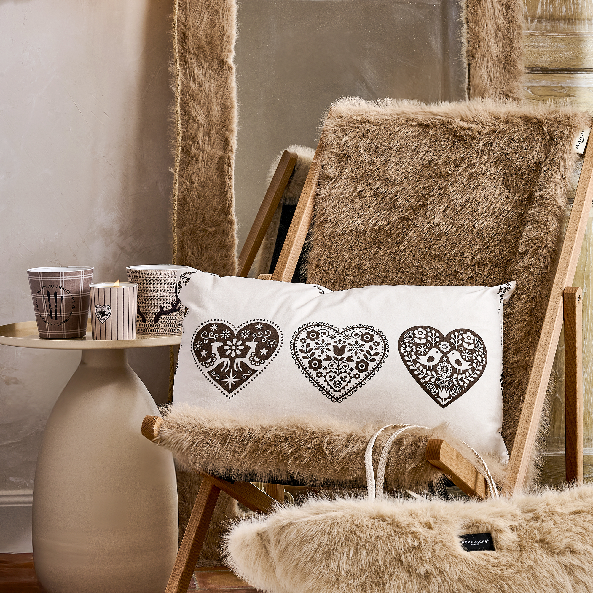 Coussin Velours Untersberg