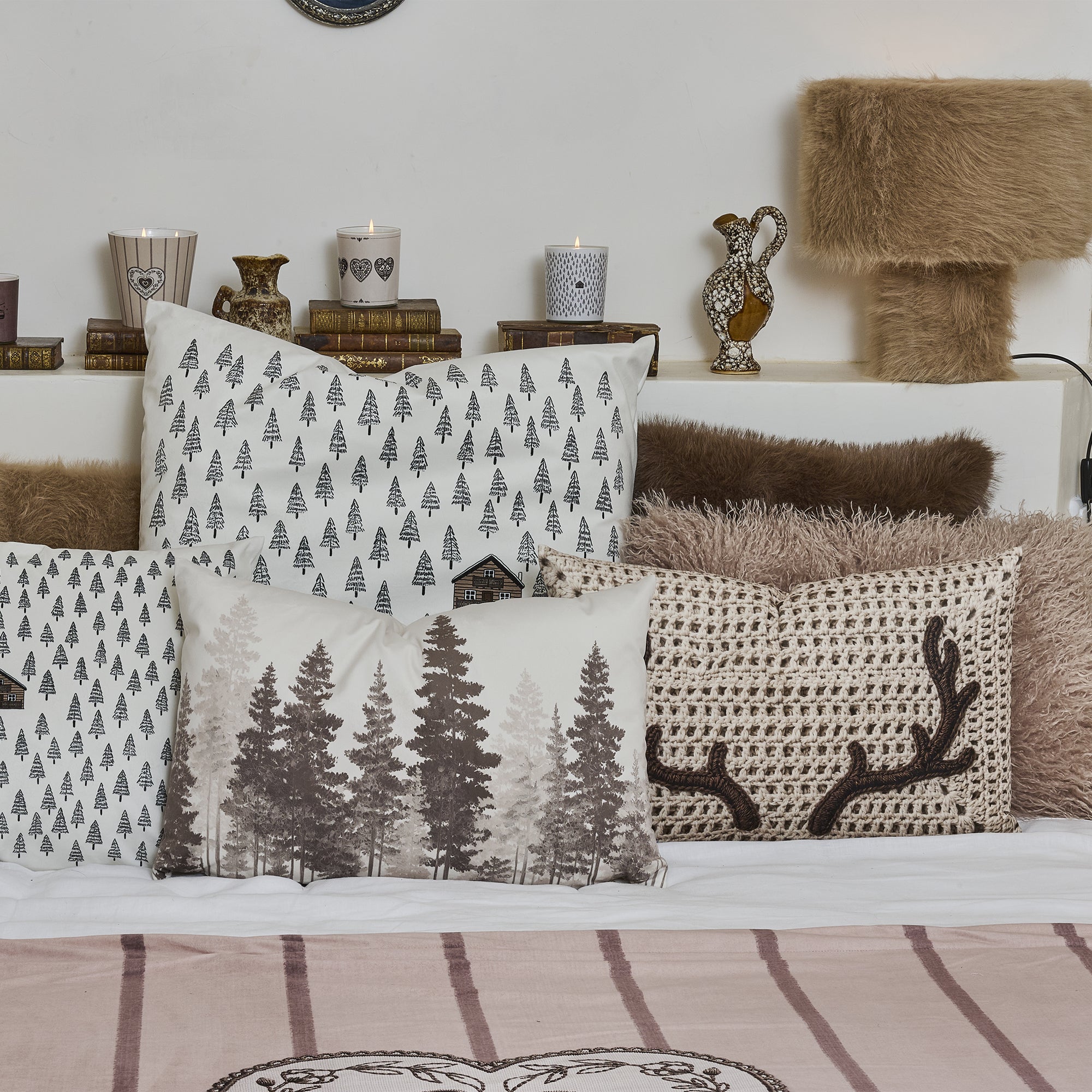 Coussin Velours Hohe Tauern