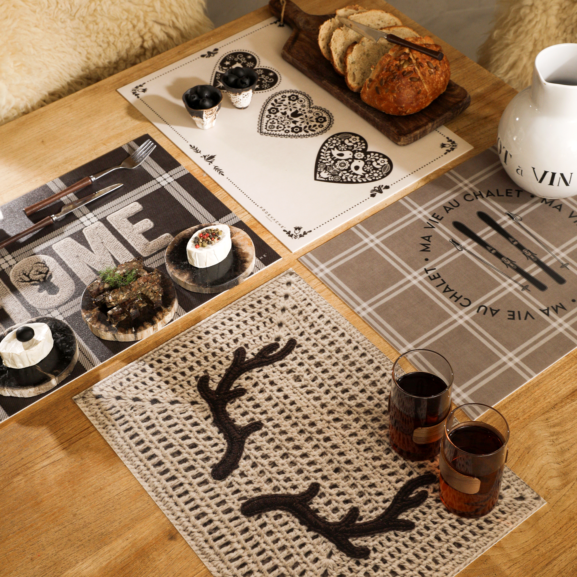 Set de table vinyle Stubai