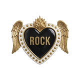 Set de table en vinyle — modèle Gold Heart Wings