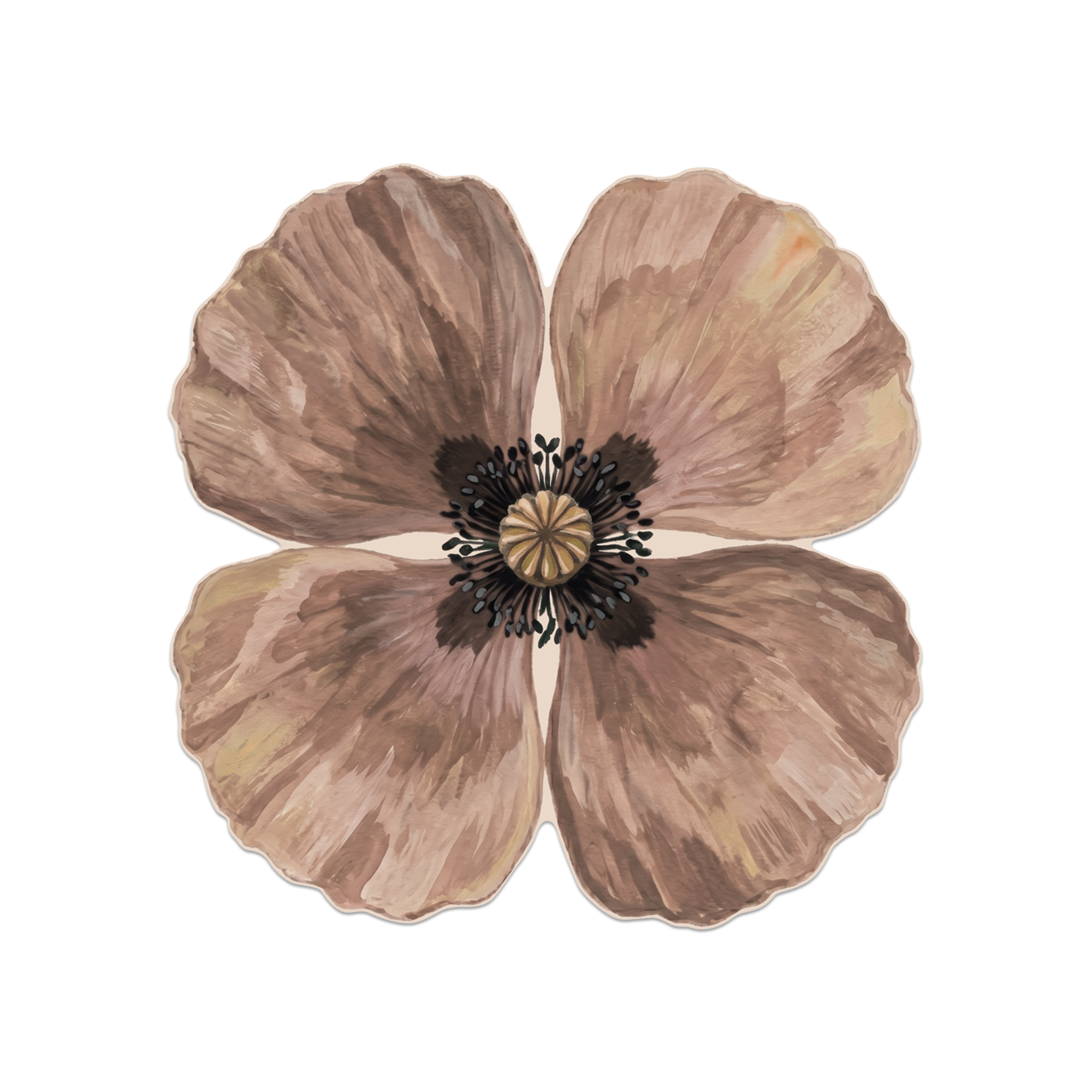 Set de table vinyle Coquelicot