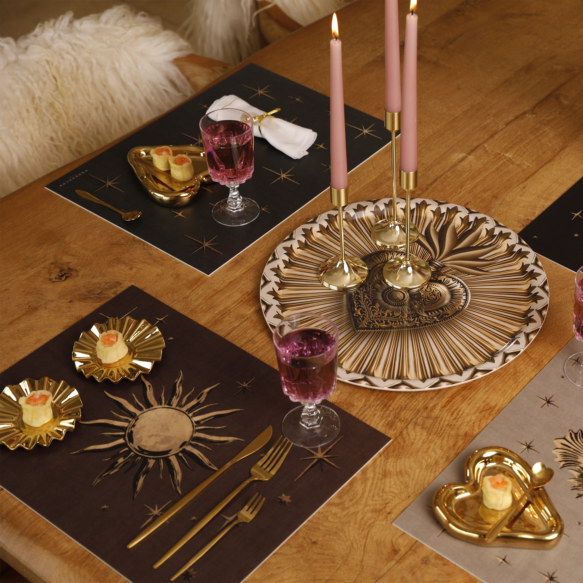 Set De Table Vinyle Sky Stars