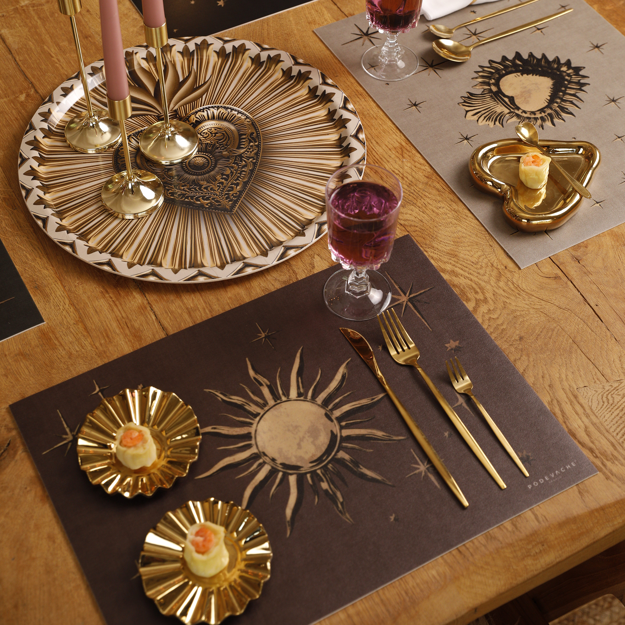 Set De Table Vinyle Sky Sun