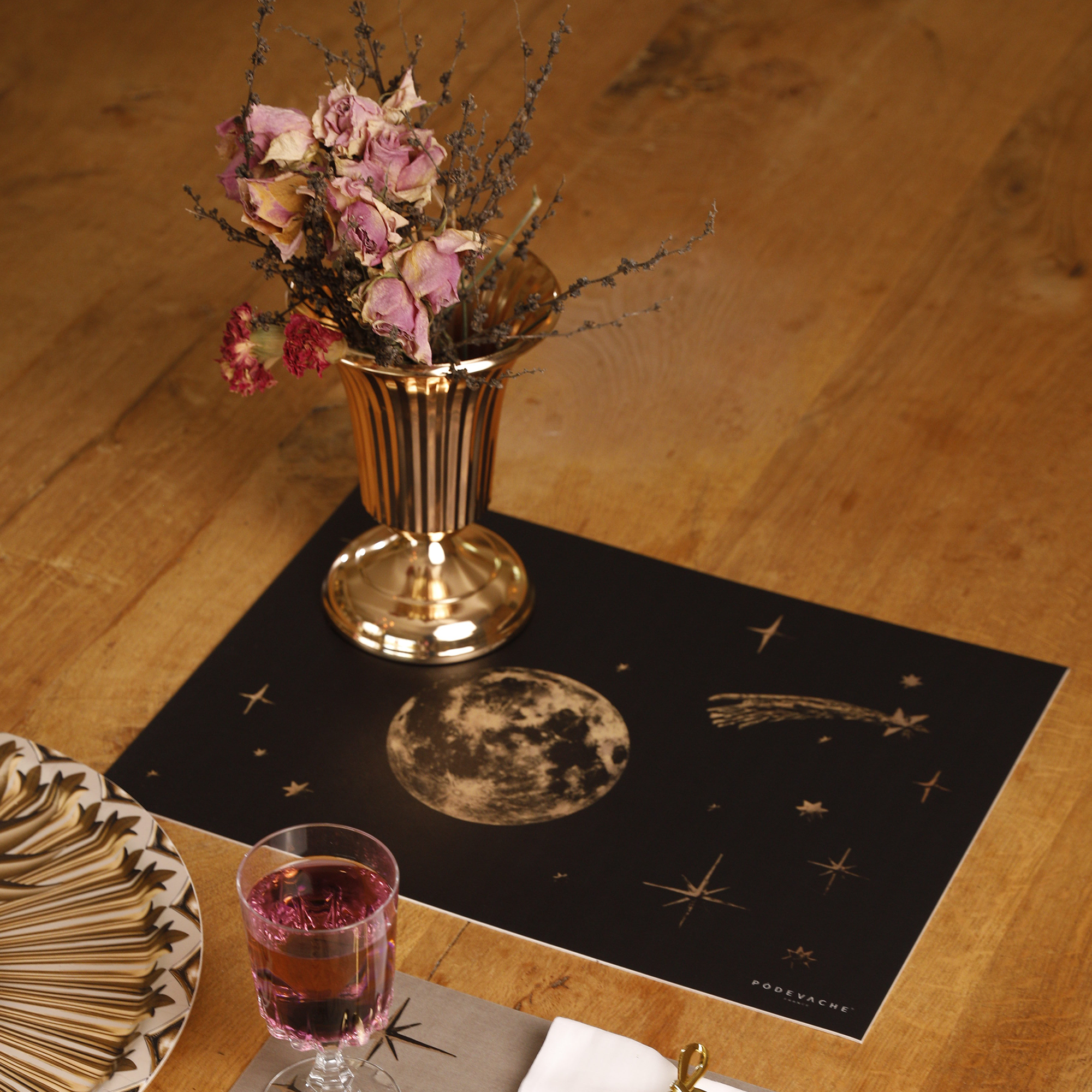 Set De Table Vinyle Sky Moon
