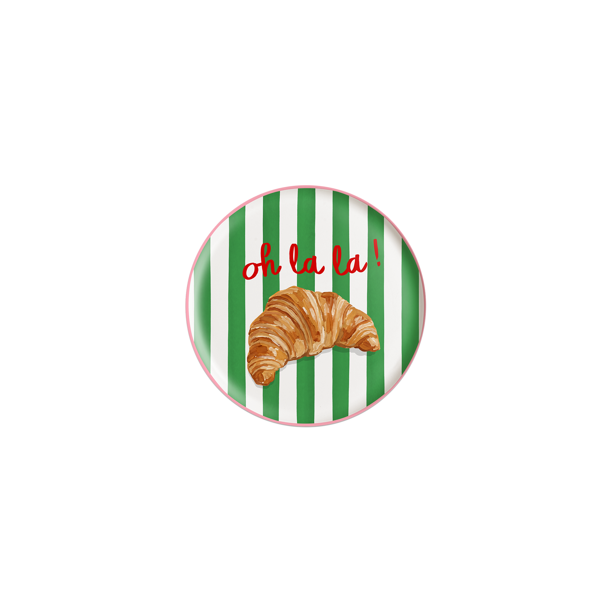 Lot de 6 dessous de verre vinyle Croissant
