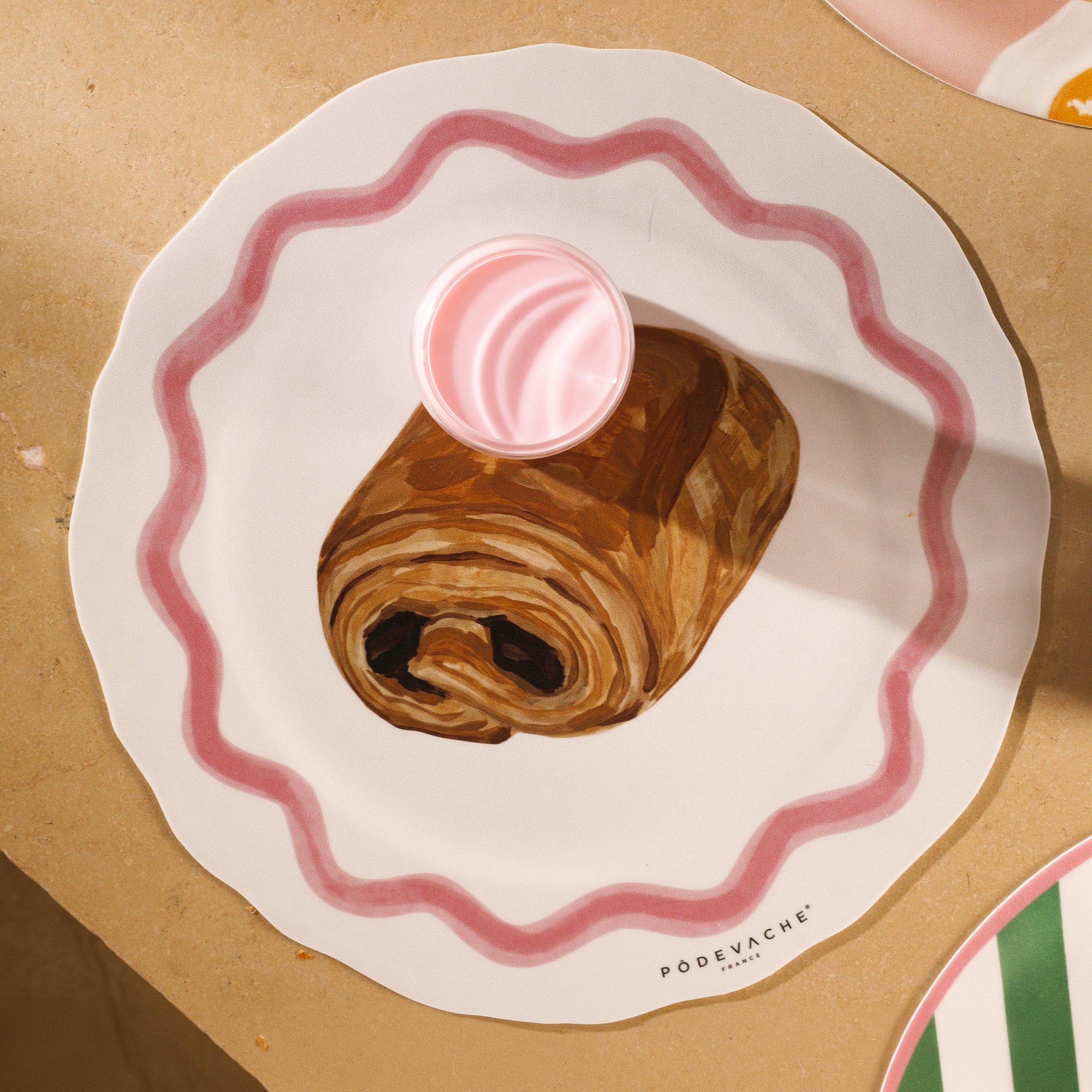 Set de table vinyle Pain au Chocolat
