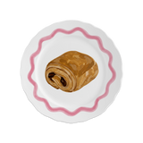 Set de table en vinyle rond — modèle Pain Chocolat