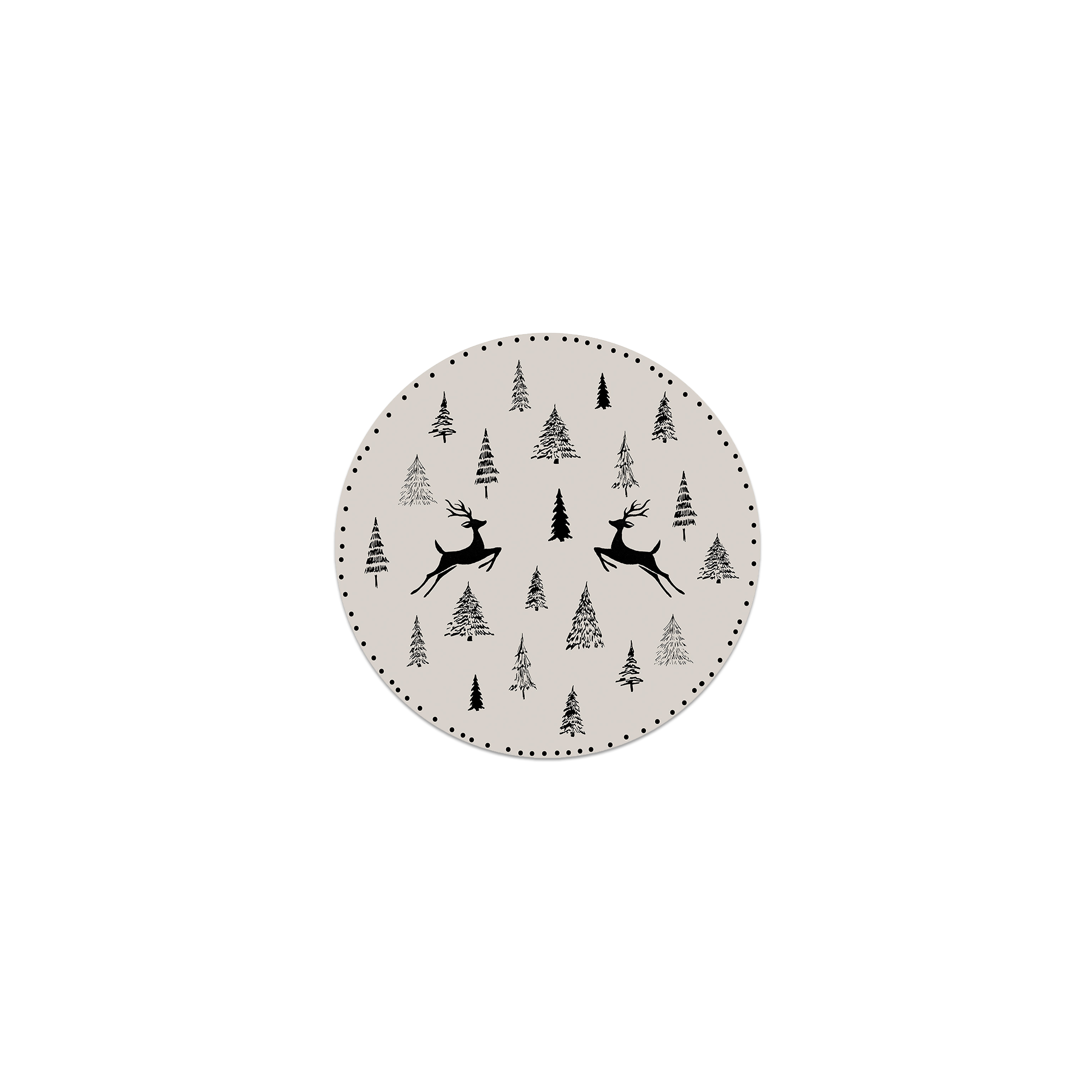 Lot de 6 dessous de verre Vinyle Patteriol