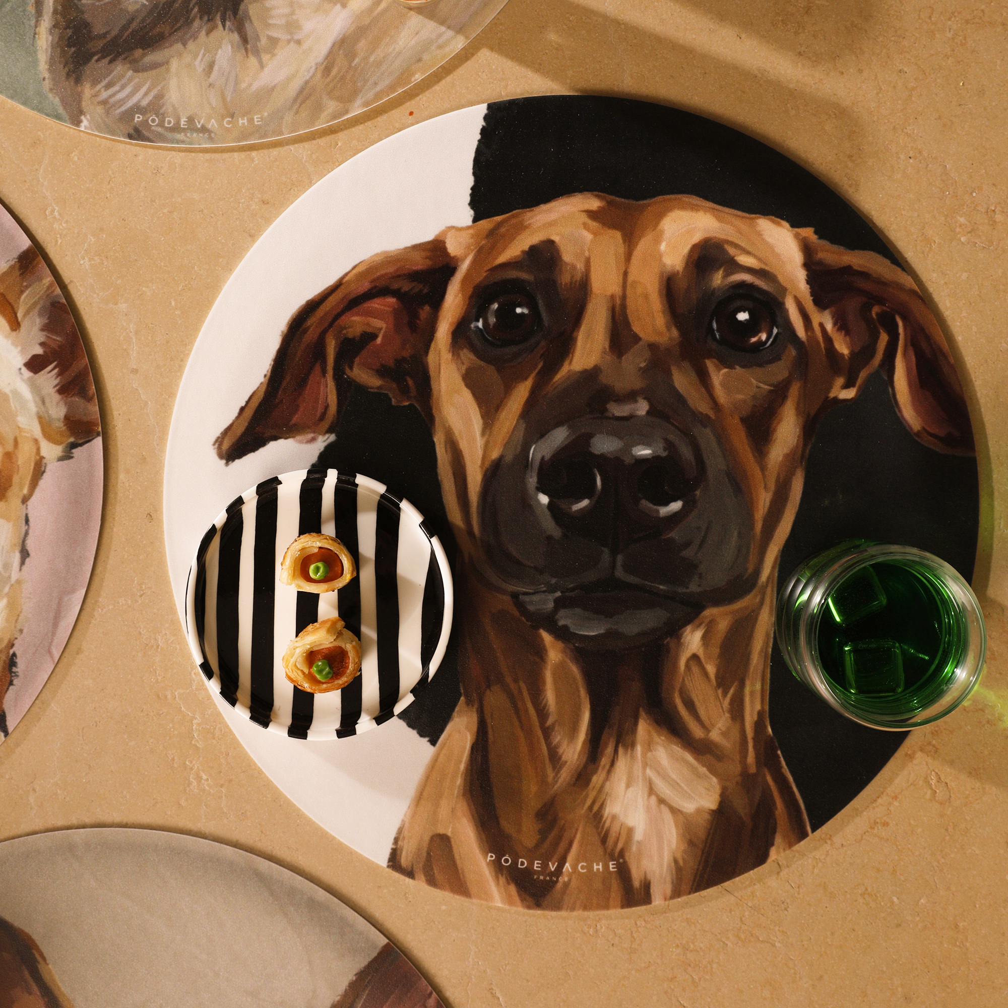 Set De Table Vinyle Whippet