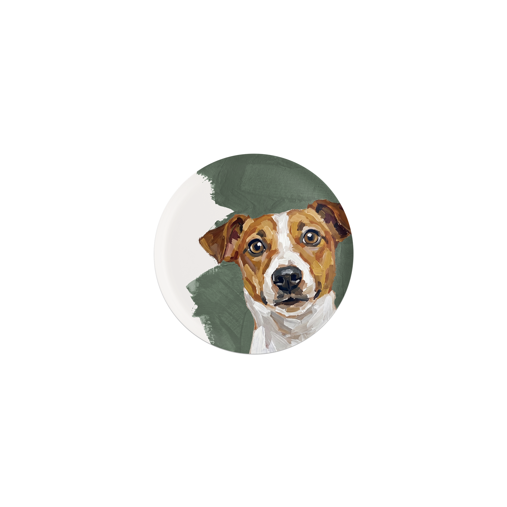 Lot de 6 dessous de verre Vinyle Jack Russel