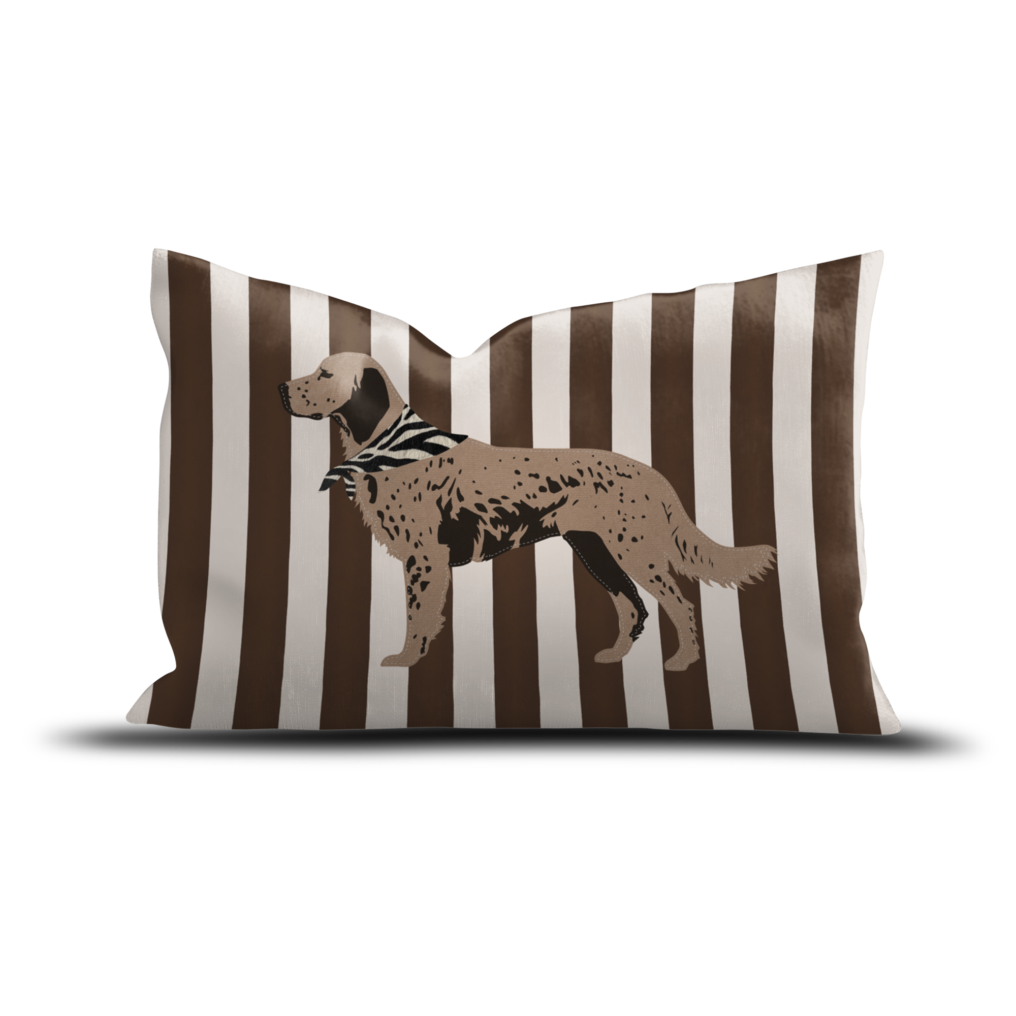 Coussin velours Stripes Big Dog