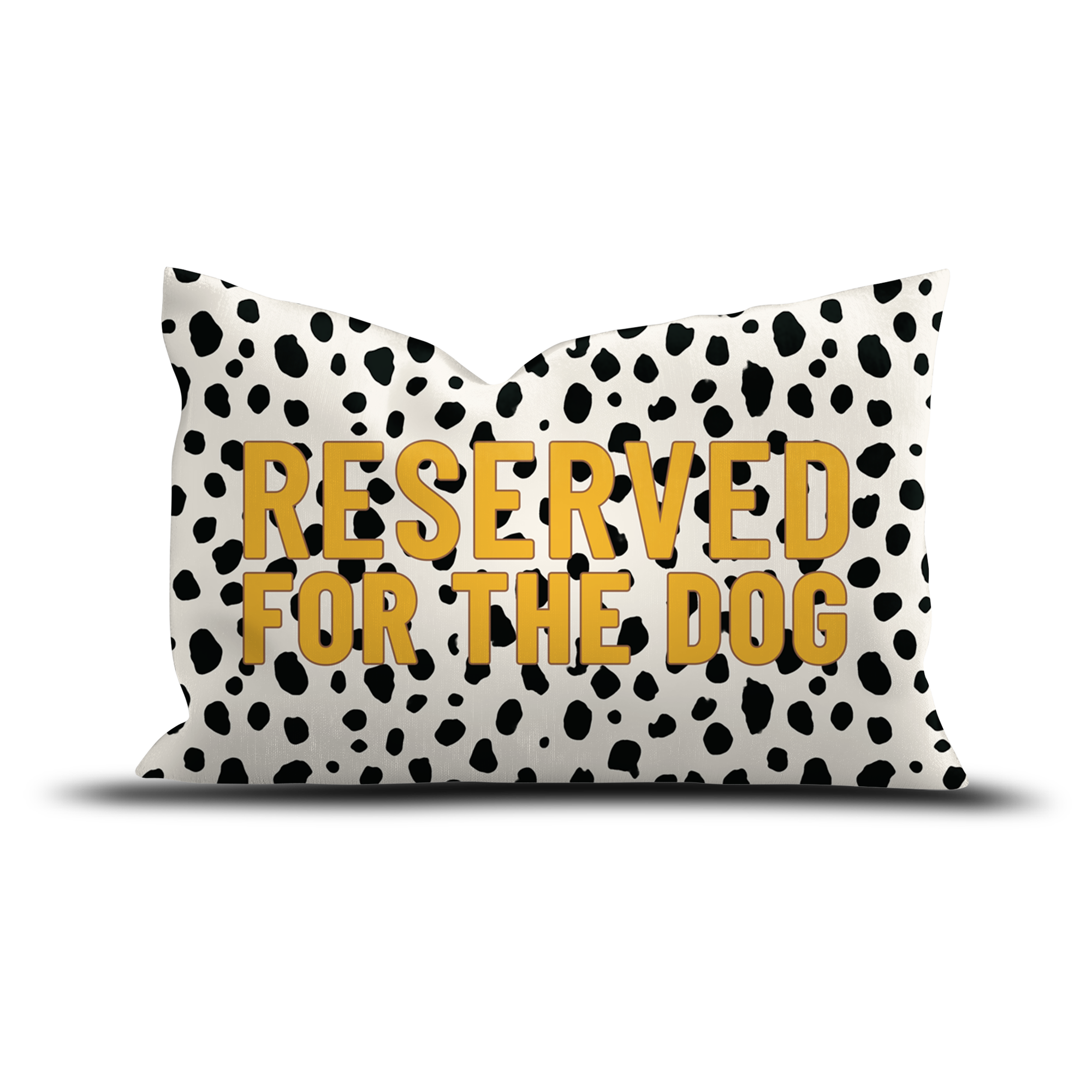 Coussin velours Reserved for the Dog