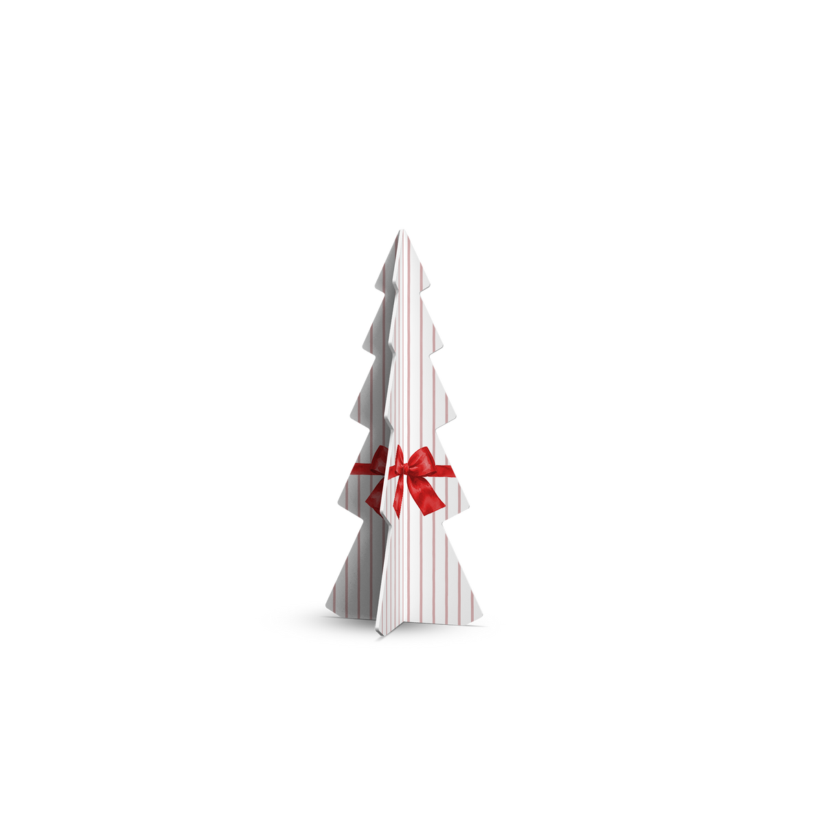 Sapin de Noël PVC Red Stripes small