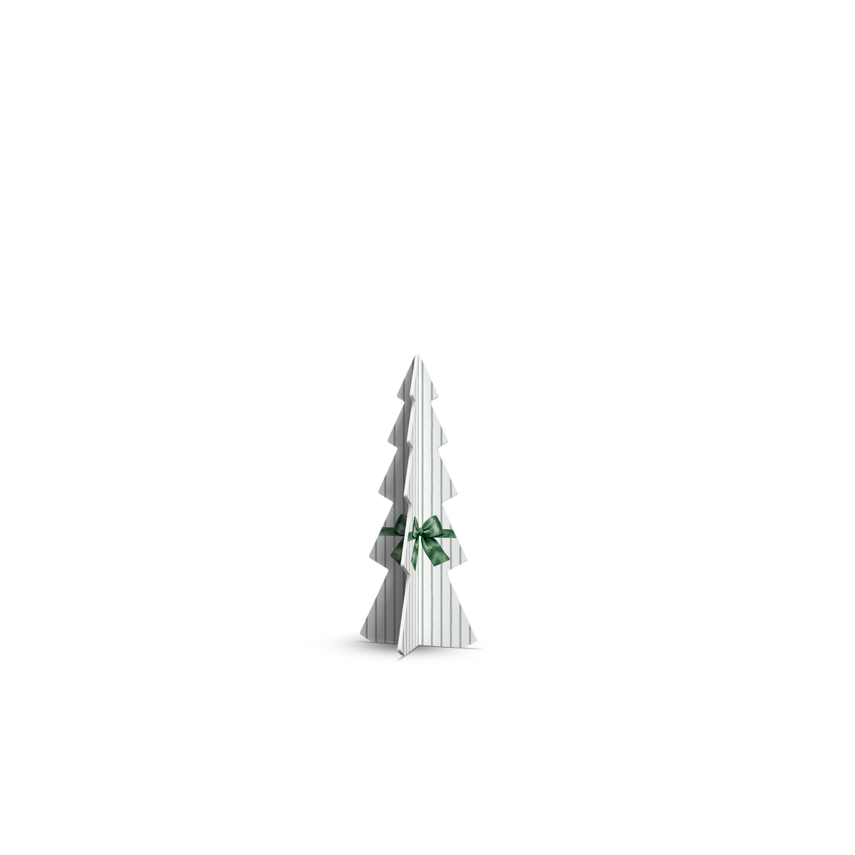 Sapin de Noël PVC Green Stripes small