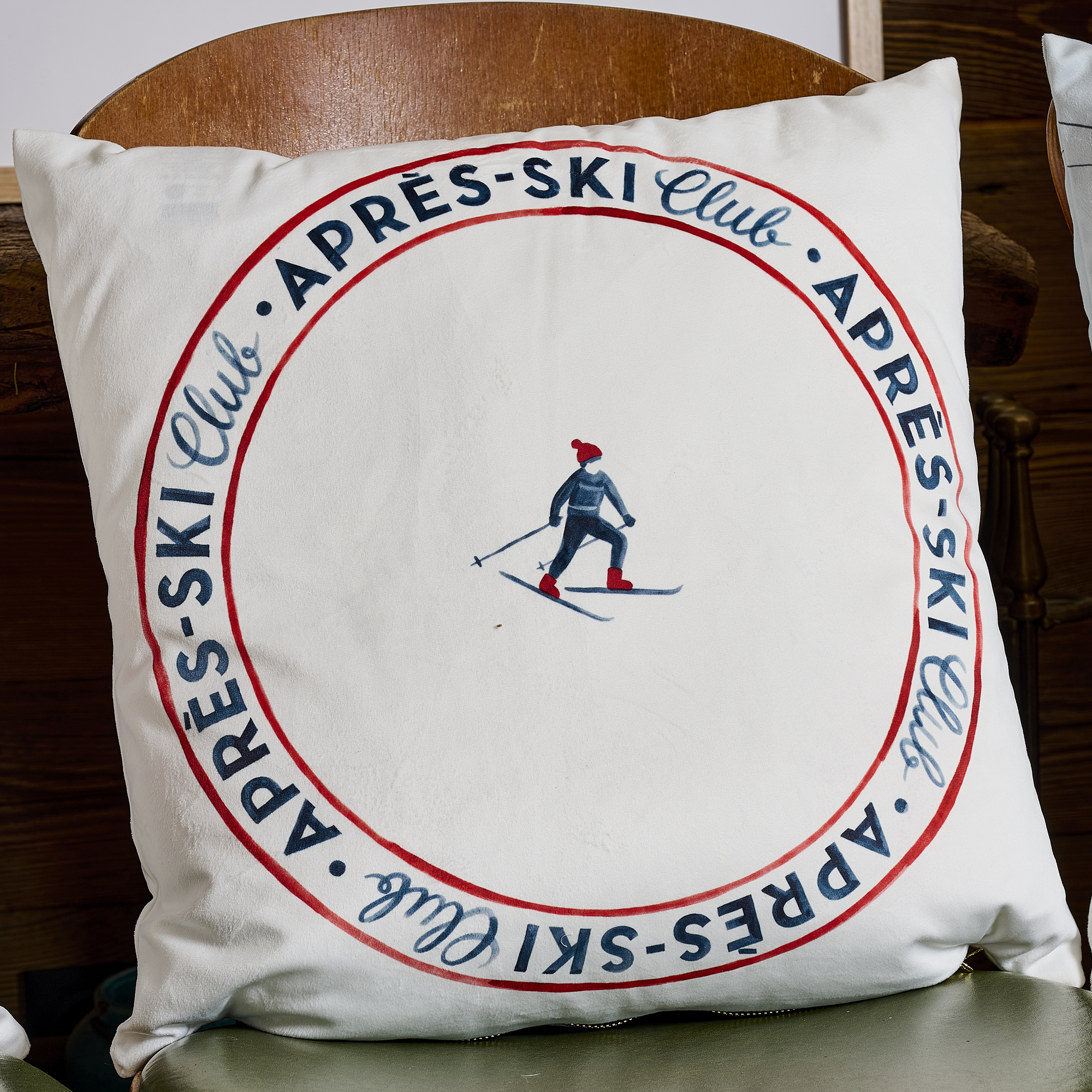 Coussin Velours Rinennspitze