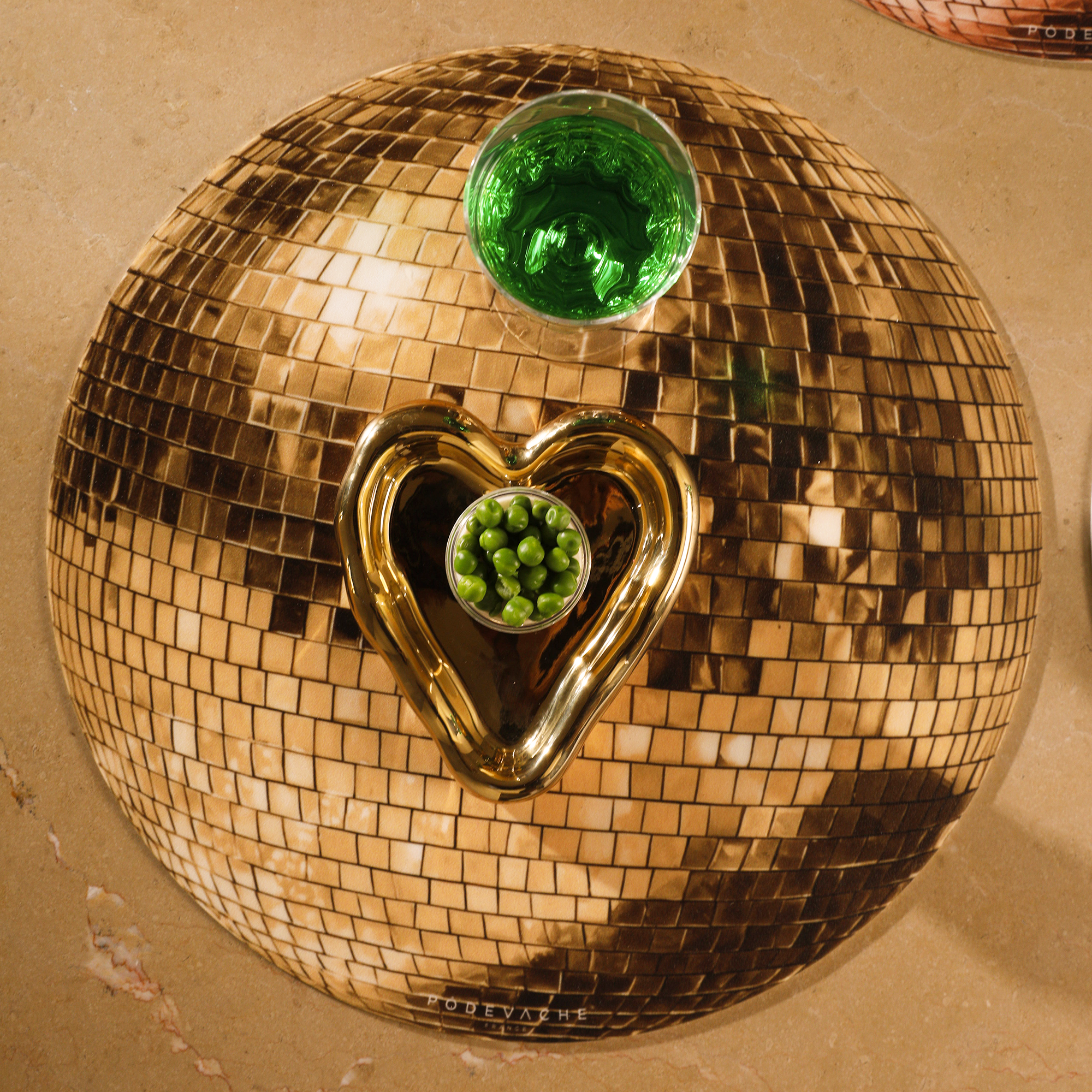 Set de table vinyle Disco Ball