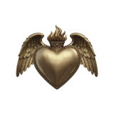 Set de table en vinyle — modèle Metal Heart Wings