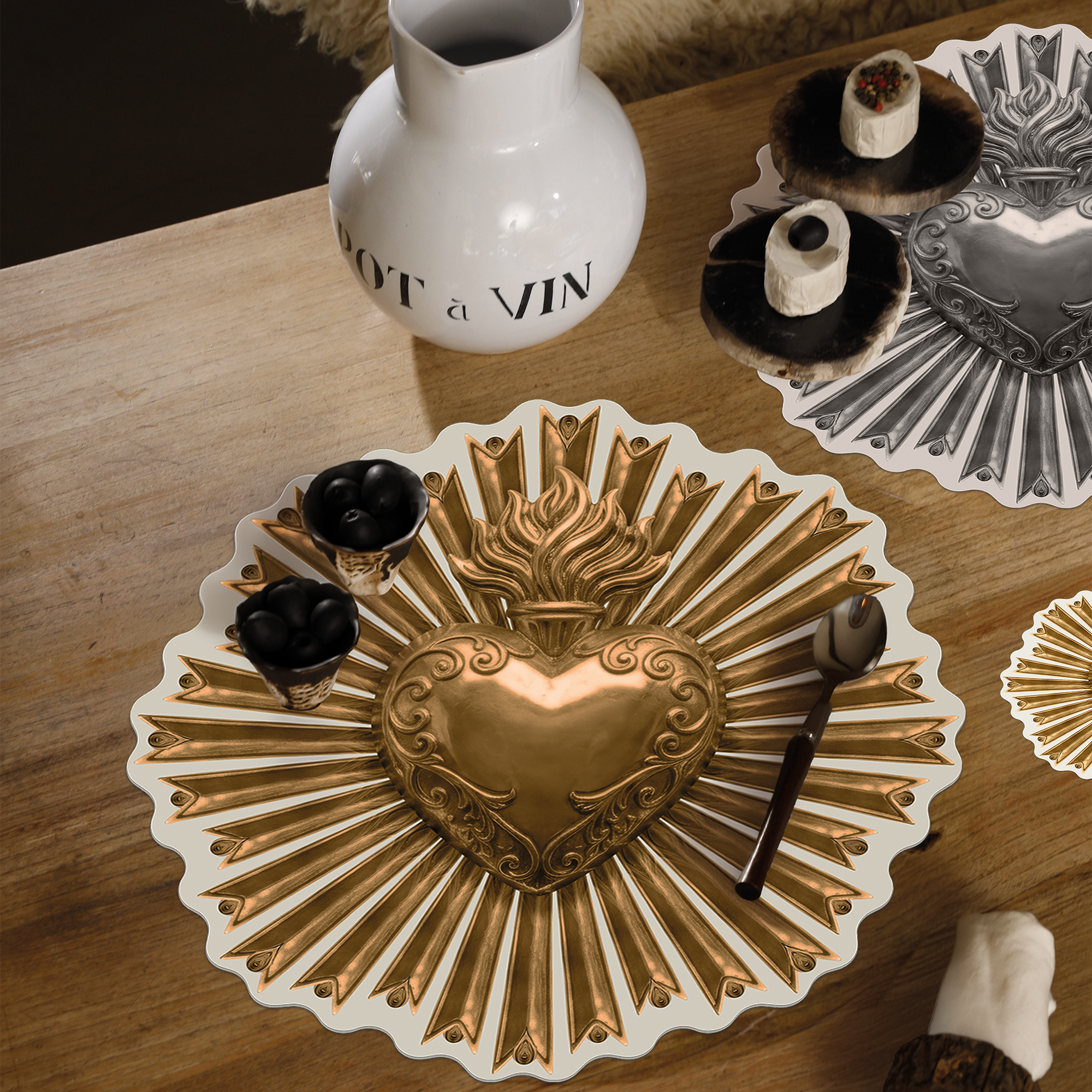 Set de table vinyle Ex Voto Betharram
