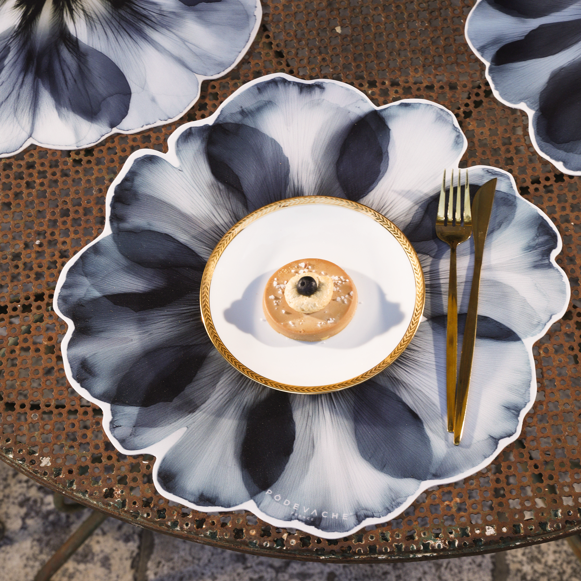Set De Table Vinyle Floral Corollae