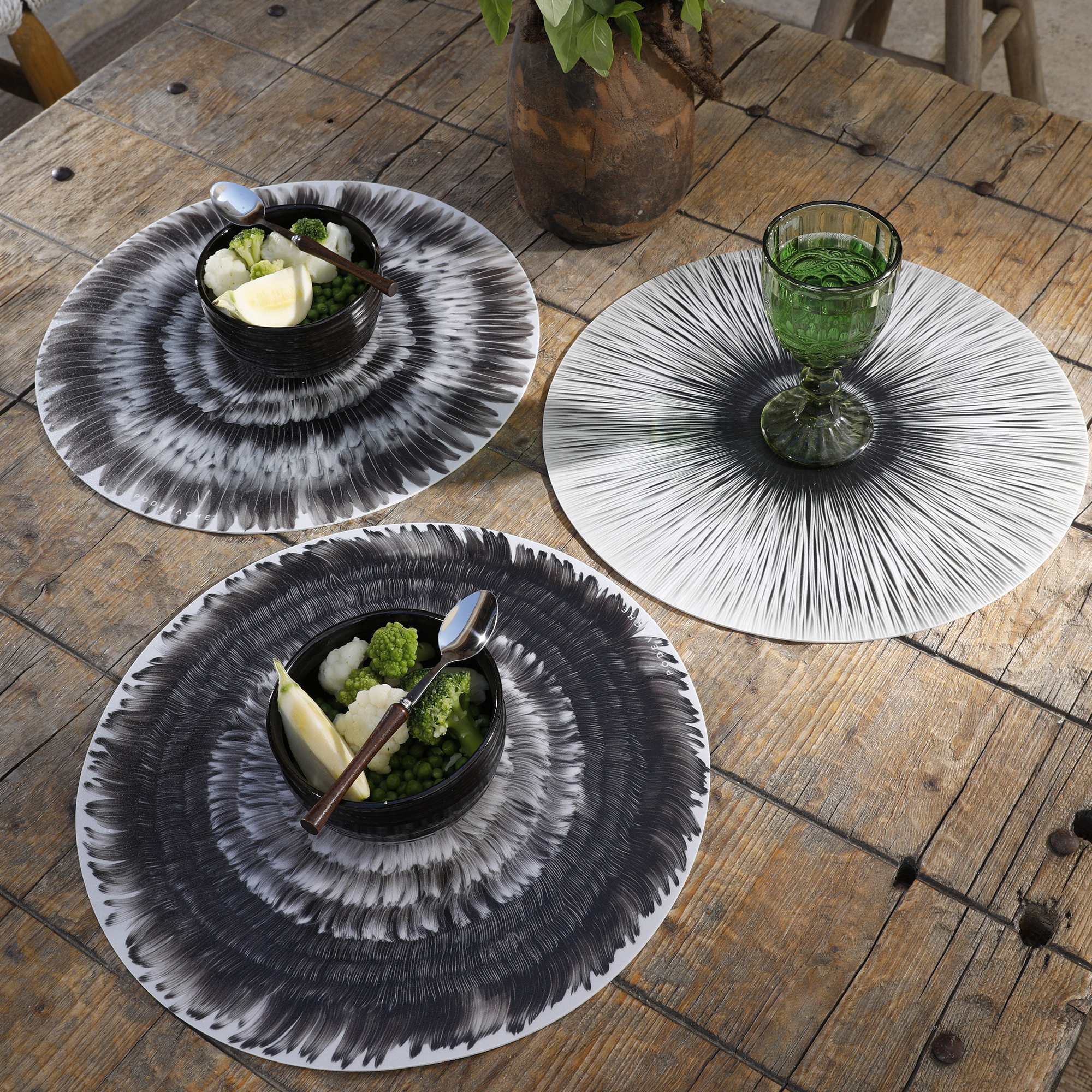 Set de table vinyle Cedrela