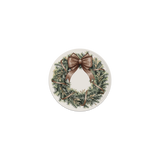 Dessous de verre en vinyle rond — modèle Sameland, décor de Noël