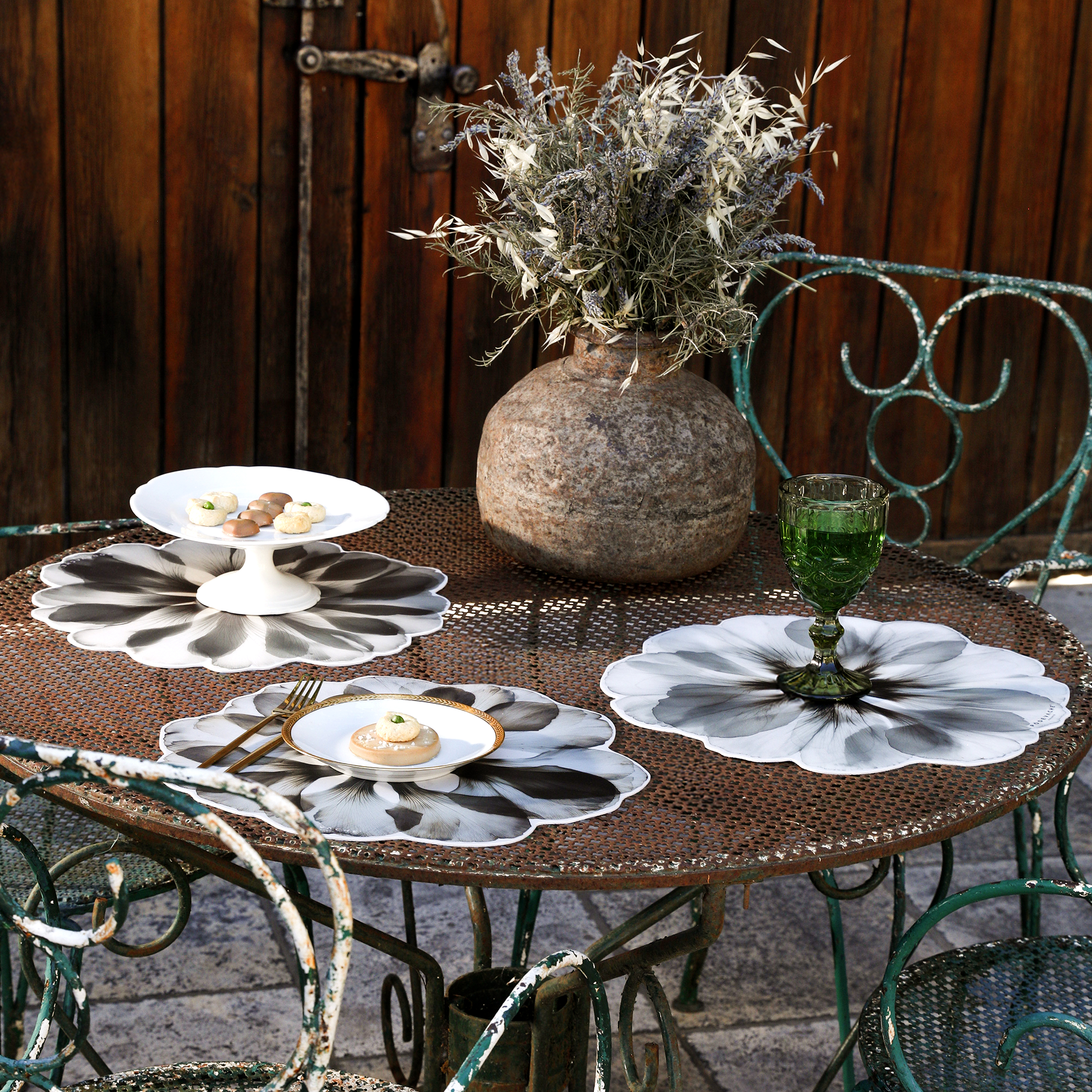 Set De Table Vinyle Floral Corollau