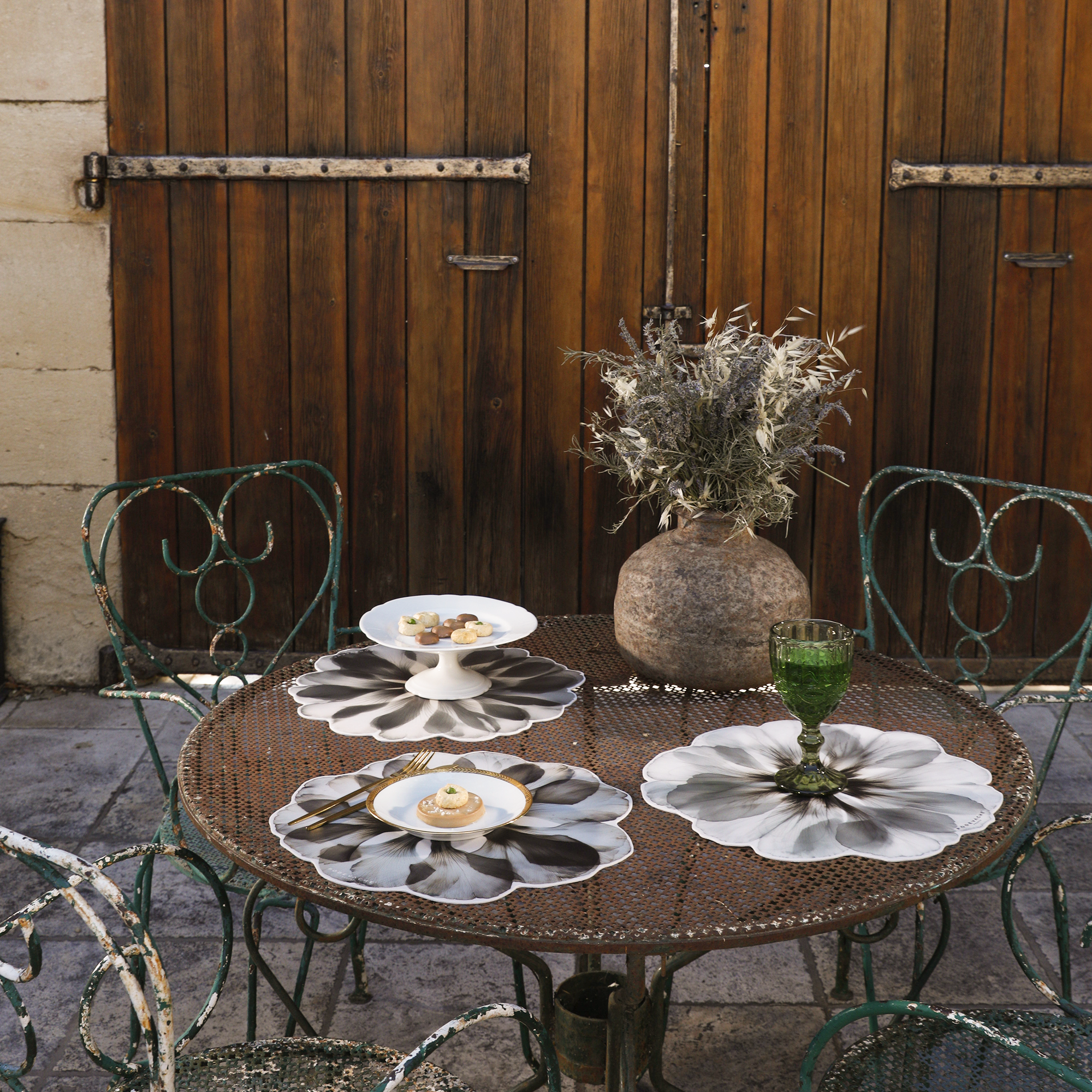 Set De Table Vinyle Floral Corollao
