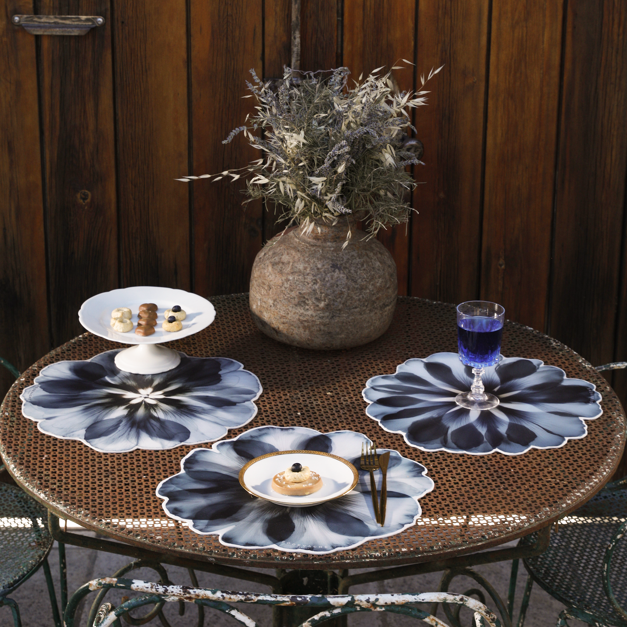 Set De Table Vinyle Floral Corollau