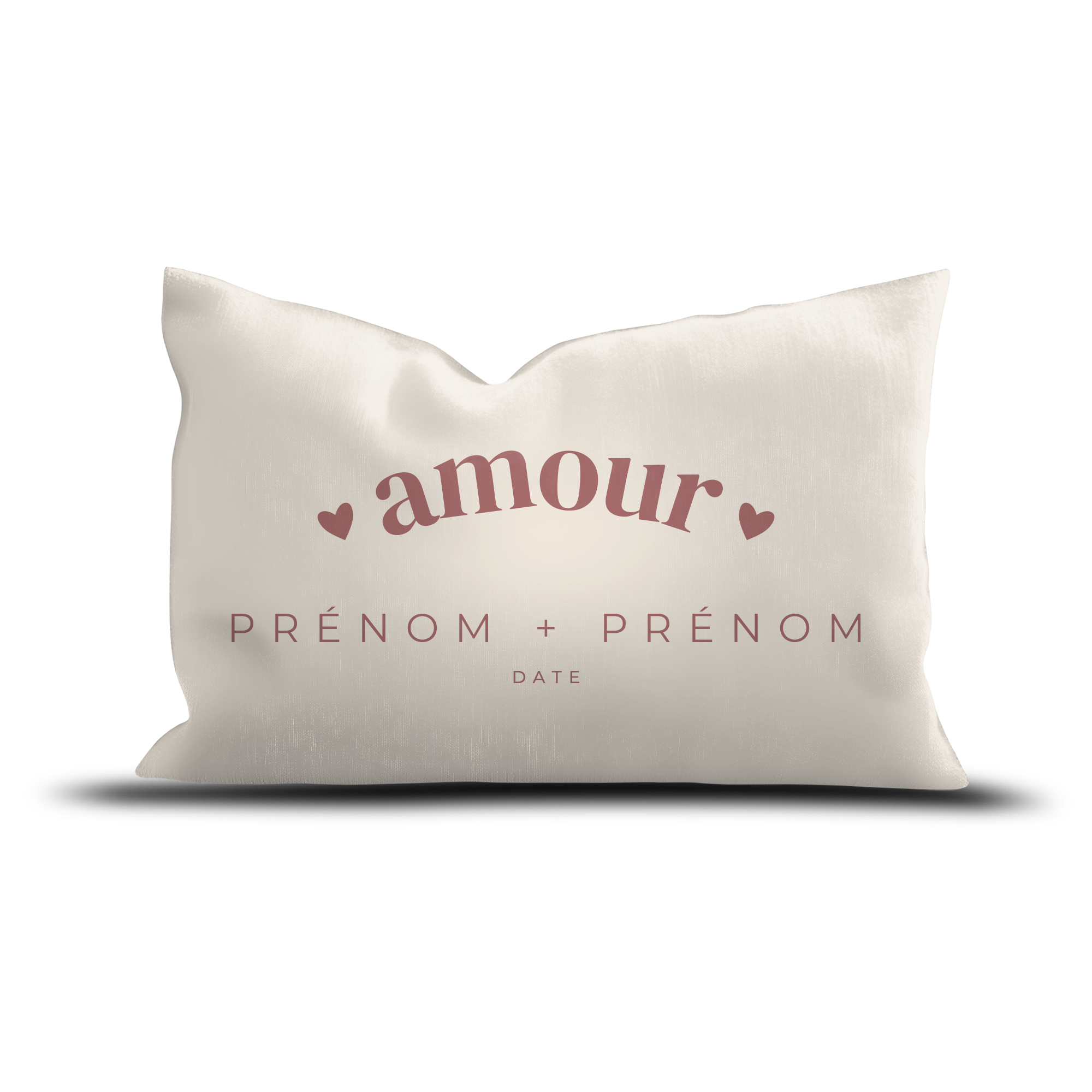 Coussin Velours Personnalisé Amour