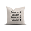 Coussin Velours Personnalisé Prénoms