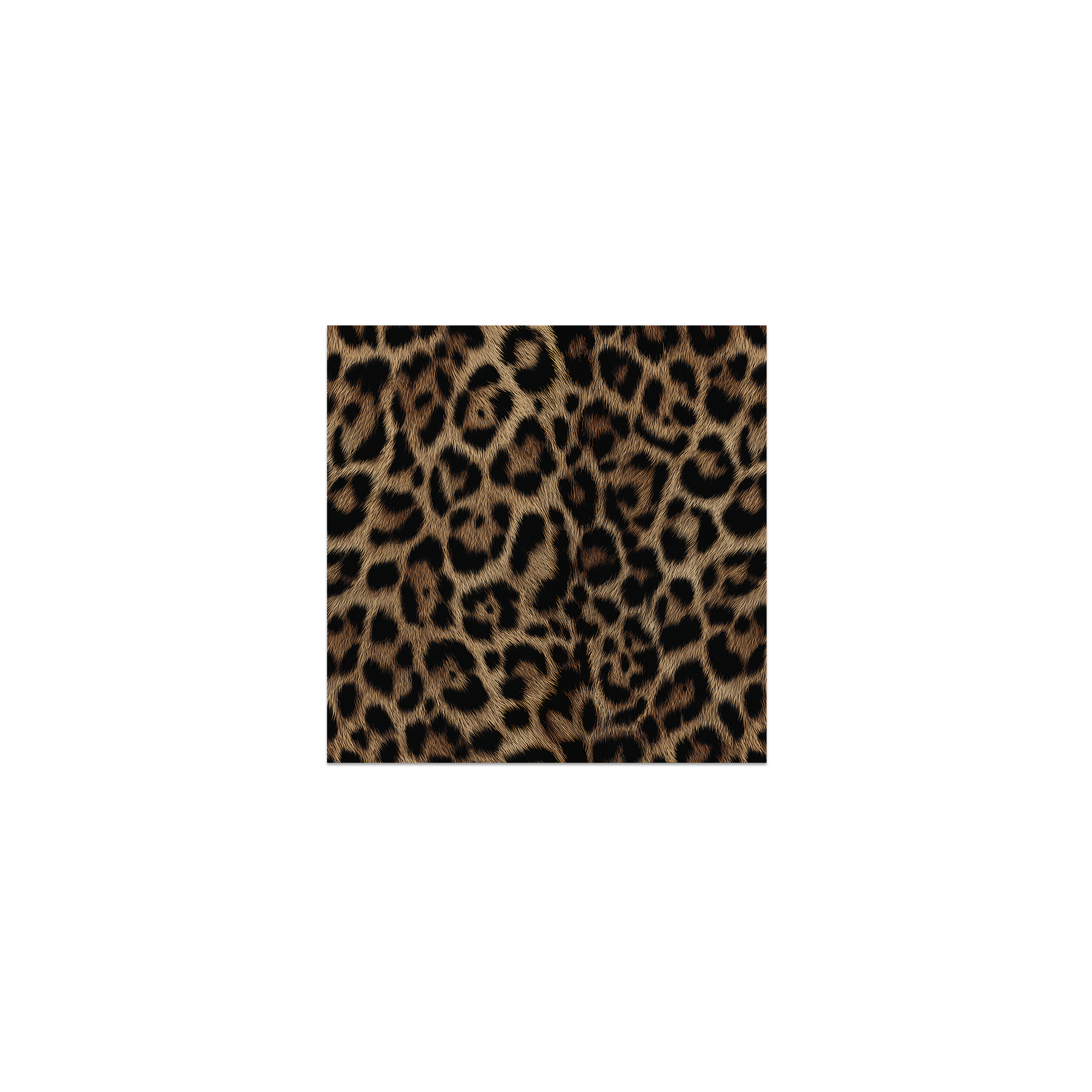 Lot de 6 dessous de verre vinyle Leopard LEO NALA