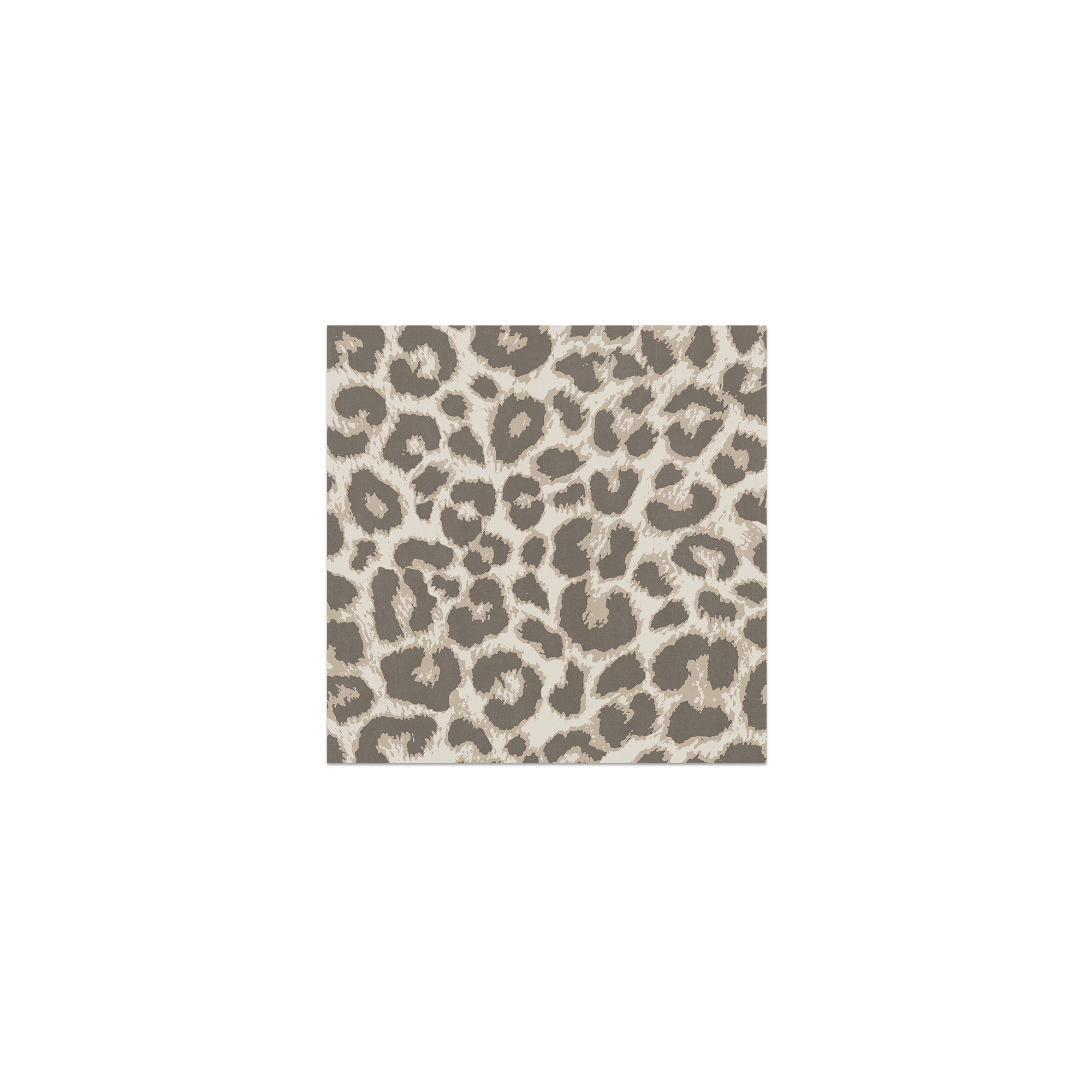 Lot de 6 dessous de verre vinyle Leopard ELEUSIS II