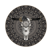 Tapis velours Bull Skull Black