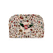 Beige Tattoo Velvet Pouch