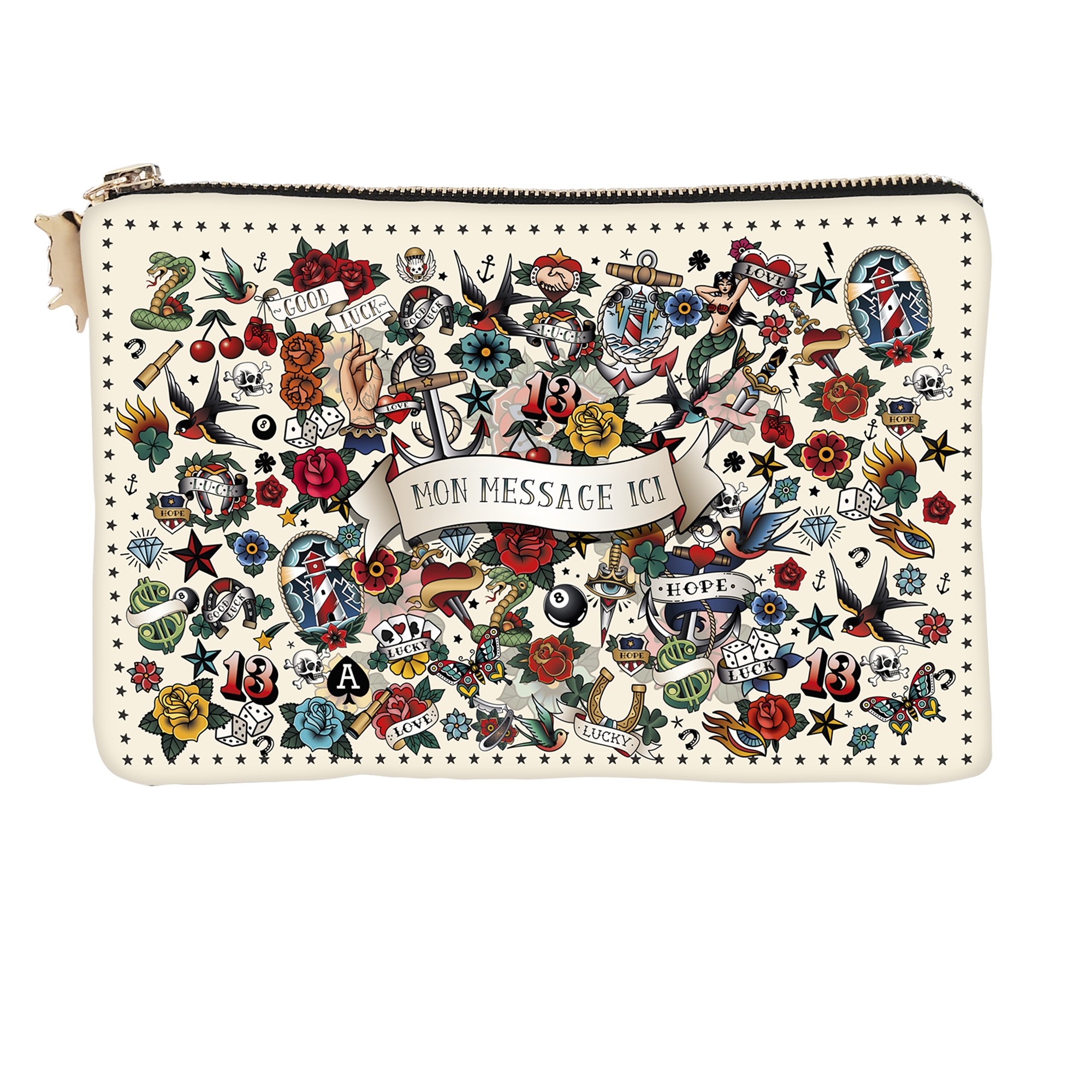Pochette Velours Personnalisée Tattoo S