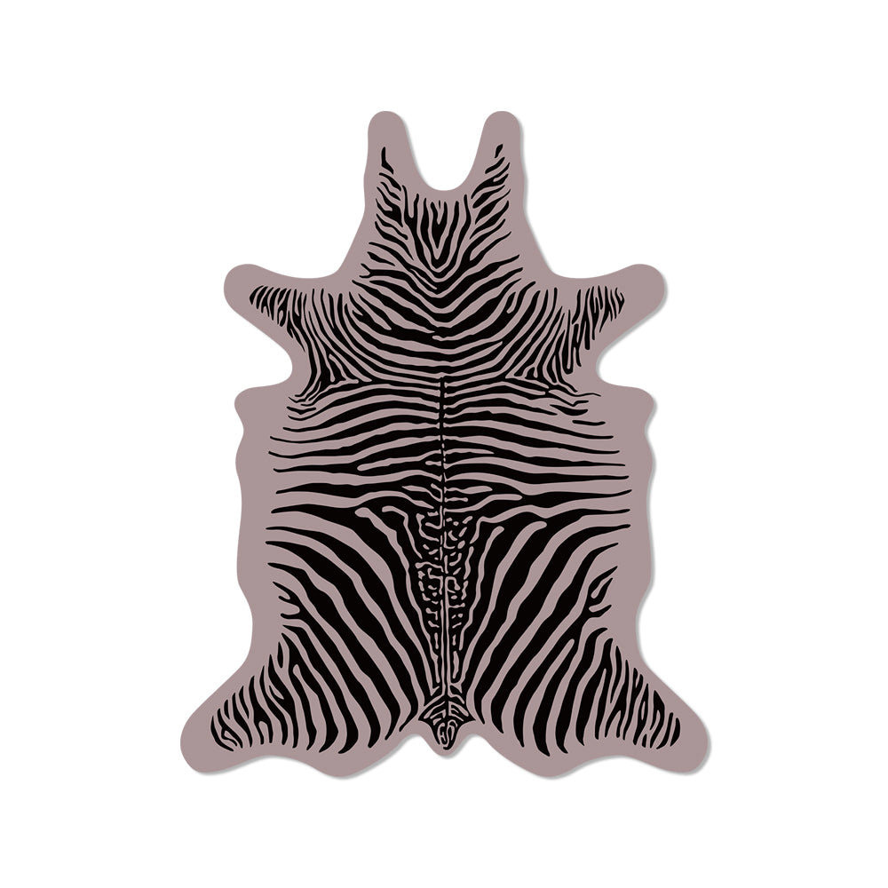 Set of 6 Zebra vinyl coasters