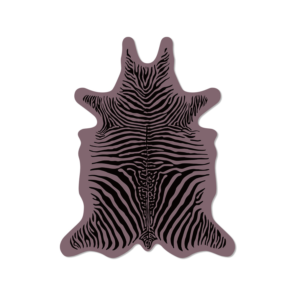 Lot de 6 dessous de verre vinyle Zebra