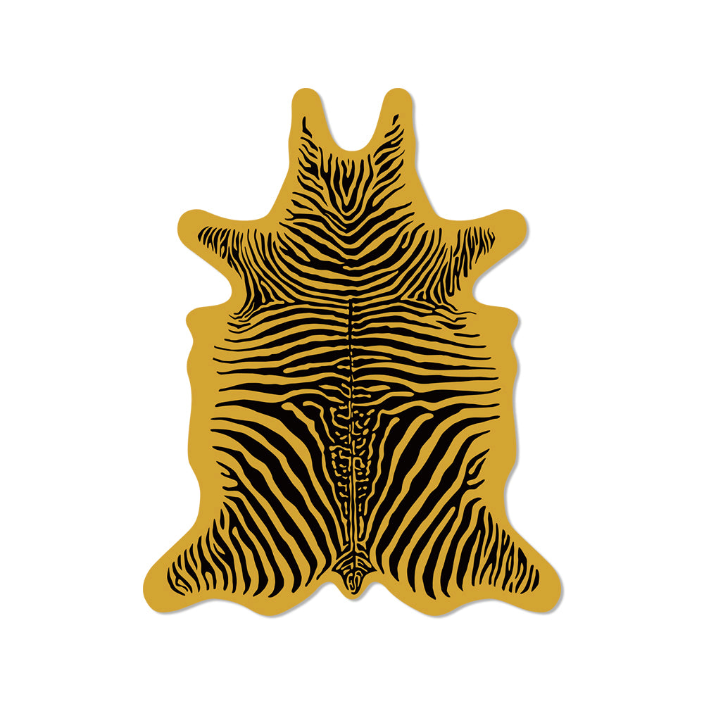 Lot de 6 dessous de verre vinyle Zebra