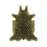 Zebra vinyl placemat