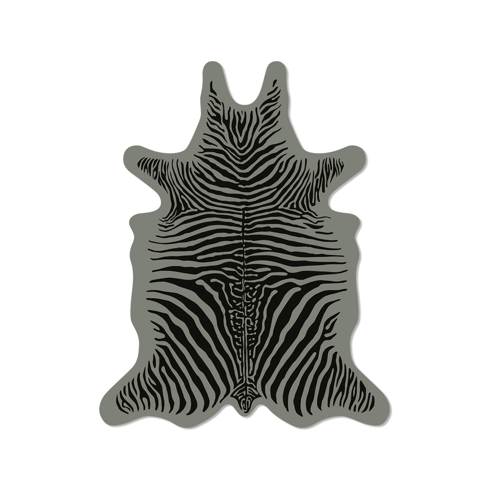 Lot de 6 dessous de verre vinyle Zebra