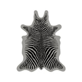 Set of 6 Zebra vinyl coasters