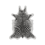 Set of 6 Zebra vinyl coasters