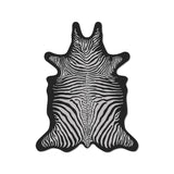 Set of 6 Zebra vinyl coasters