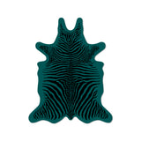 Set of 6 Zebra vinyl coasters