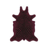 Set of 6 Zebra vinyl coasters